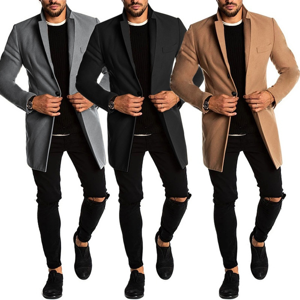 camel coloured overcoat