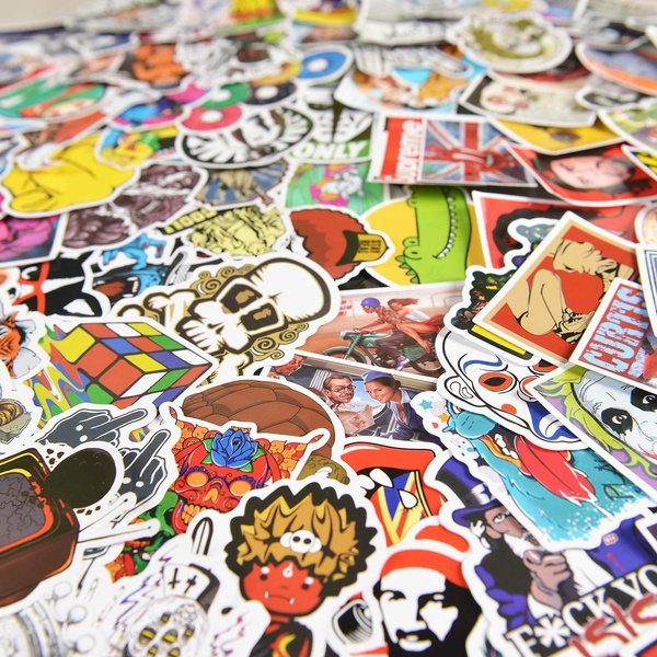Graffiti stickers 100-Pcs Vinyls stickers Random . Willingood Sticker Pack 