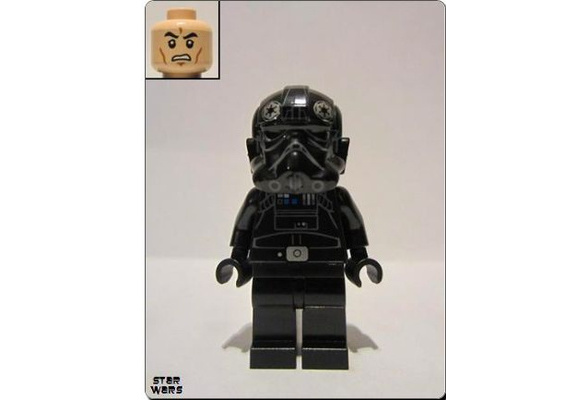 Lego Tie Fighter Pilot Minifigure From Star Wars Sets 75106 75128 75082 sw0621 
