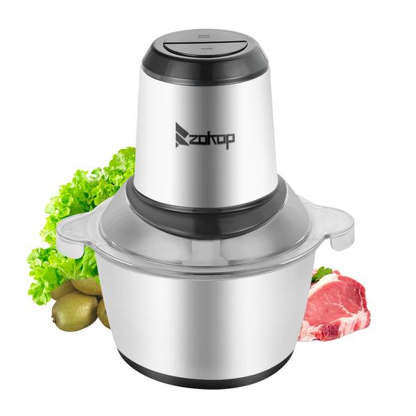 Food Processor Chopper Baby Multi Vegetable Chopper Meat Grinder Fast Salsa  Maker Food Mixer Blender to Chop Meat Fruits Vegetables Nuts Herbs Onions  Garlics