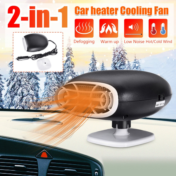 12V 2in1 Car Heater Truck Auto Hot Cool Fan Windscreen Window Demister Defroster 