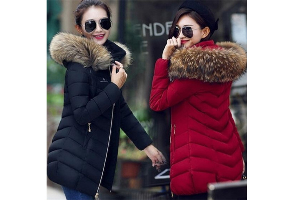 6 Colors High Quality Winter Down Jacket Women Long Coat Warm Clothes Plus  Size XXS-6XL