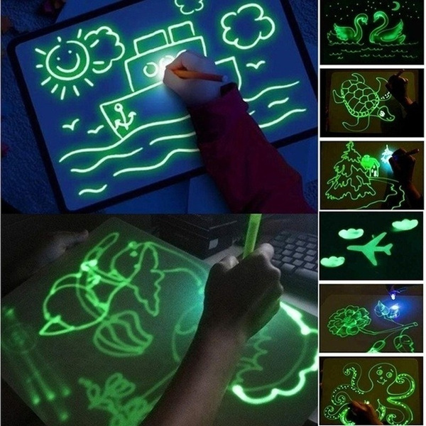 Light Drawing Pad Kids, Boards Painting Light