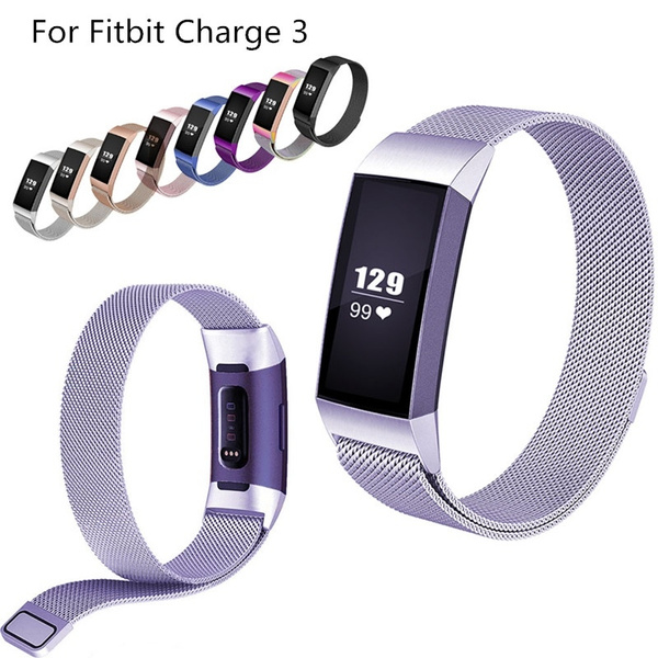 Fitbit Charge 2 Band Replacement Stainless Steel Metal Bracelet Strap