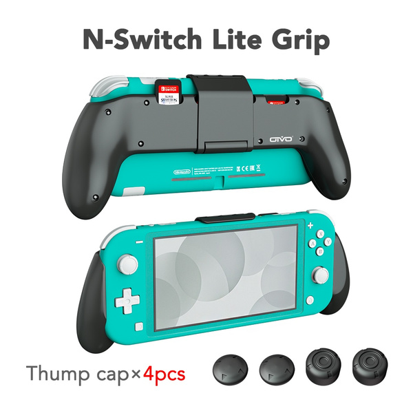 switch lite in hand