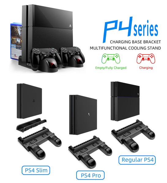 Multifunctional Vertical Console Cooling Stand Controller Charger