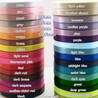 Silk Satin Ribbon 10mm/15mm/20mm Width Ribbons Wedding Party Decoration ...