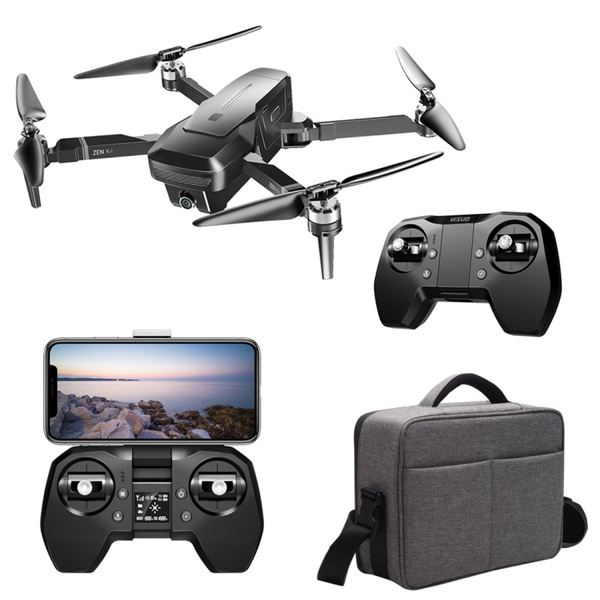 VISUO ZEN K1 4K Dual Camera RC Brushless Foldable Quadcopter Gesture Sensing Foldable GPS Drone with Storage Bag