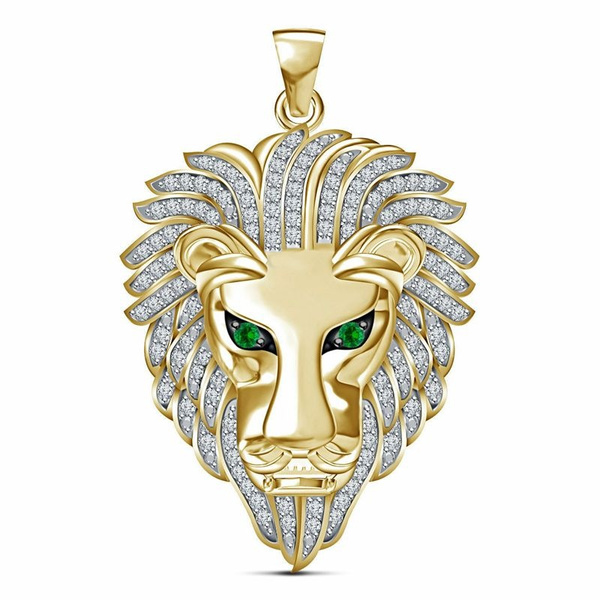 Head, DIAMOND, lionheadnecklace, Jewelry