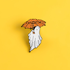 ghost, Umbrella, Pins, wizardbrooch