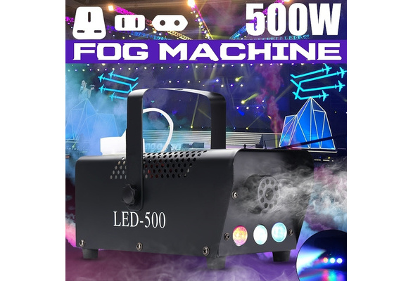 Nebelmaschine mit Fernbedienung LED Fog Machine Fogger Rauch Effektmaschine 500W 