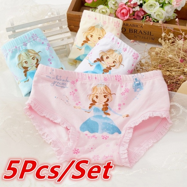 5pcs/set Baby Girls Panties Cotton Kids Underwear for Baby Cute