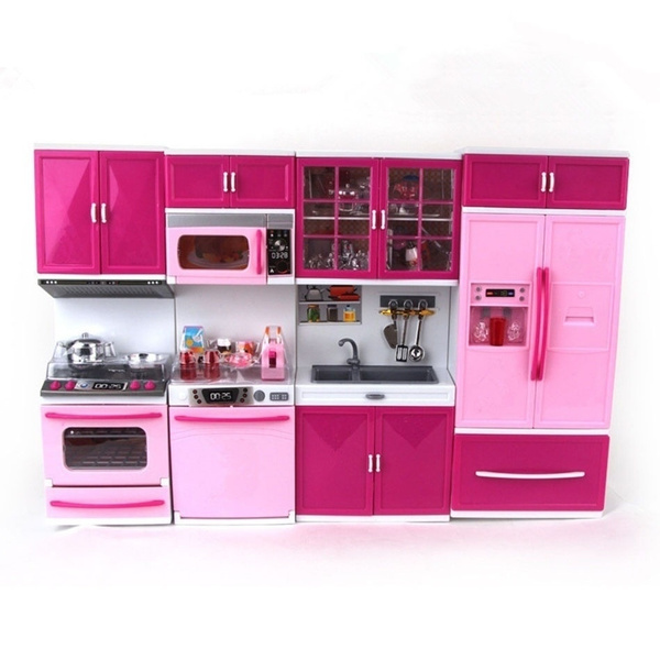 barbie doll set kitchen