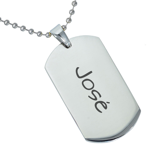 Jose name deals necklace