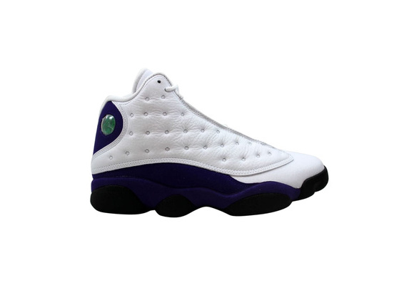 air jordan 13 purple and white