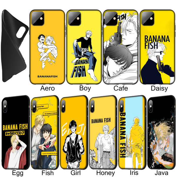 Banana Fish Anime Soft Silicone Black Tpu Cover Case For Iphone Xr X Xs 11 Pro Max 10 6 6s 7 8 Plus 5 5s Se Phone Case For Samsung Galaxy Note 10 S10 Plus Cases Wish