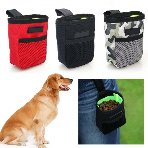 Pet Dog Puppy Training Treat Bag Mini Feed Bait Food Snack Pouch Belt Bags 