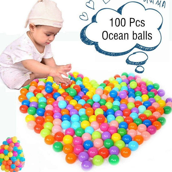 Colorful Soft Plastic Ocean Water Pool Ball Funny Baby Kid Children Swim Pit Toy 