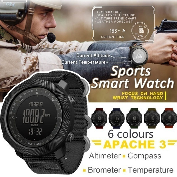 Smart watch with online speedometer