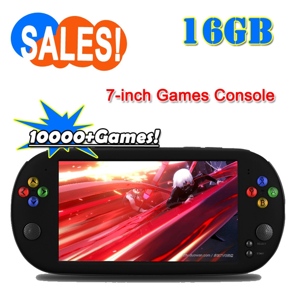 afstand Blå klatre Free Built in 10000+Games! 7-inch HD Handheld PSP X16 Large Screen Classic GBA  Game Portable Nostalgic FC Games Console | Wish