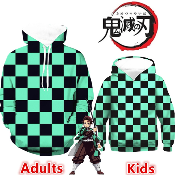 ins】Japan Anime Demon Slayer Kimetsu No Yaiba Tanjiro Kamado Cosplay 3D  Printed kids T-shirt For ch