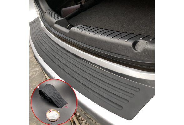 1x Car Rear Bumper Cover Sticker Strip Protector Trunk Sill Scuff