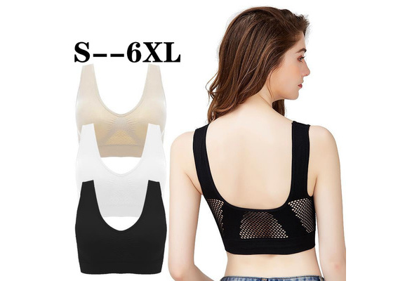 Yoga Outfit M 6xl Women Hollow Out Fitness Sports Bra For Running