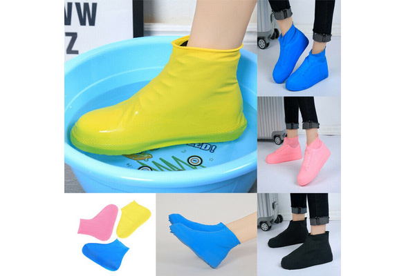 Latex Wear-resistant Waterproof Reusable Boot Shoe Covers Shoes Cover Non Slip 