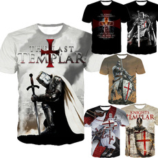 Fashion, knightstemplarcosplay, Tops, T Shirts