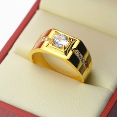 Fashion, wedding ring, gold, jewellery men