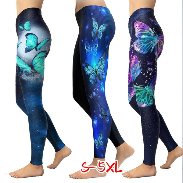 3 COLORS Plus Size S-5xl Women Fashion Butterflies Printed Funny Yoga Gym Leggings High Waist Workout Leggings Joggings | Wish 3 COLORS Plus Size S-5xl Women Fashion Butterflies Printed Funny Yoga Gym Leggings High Waist Workout Leggings Joggings | Wish