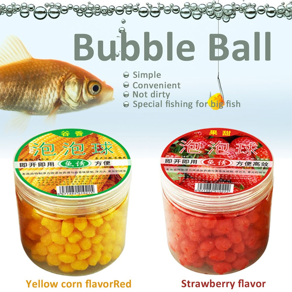 1 Box High Quality Bubble Ball Fishing Lure Fishing Tackle With Box  Artificial Carp fish food Fragrant Lure Fish Floating Bait