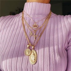 Chain Necklace, Fashion, gold, Chain