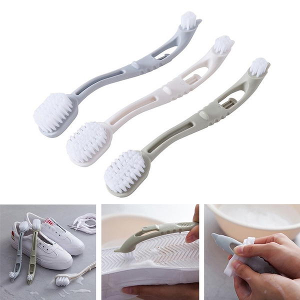 Double-end Shoe Brush Cleaner Cleaning White Shoes Cleaner Sneaker Cleaner Kit 