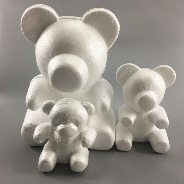 styrofoam teddy bear