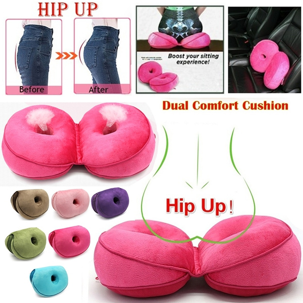 Multifunctional Dual Comfort Cushion Memory Foam Hip Lift Seat