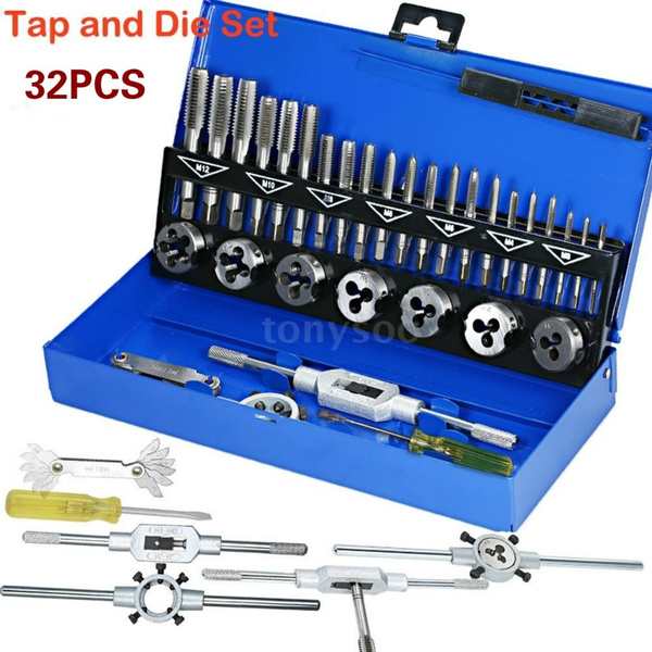1set HSS M14x2.0 mm Right-hand Plug Tap and Die Thread Threading Tool 