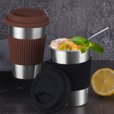 Steel, Stainless Steel, Cup, Silicone