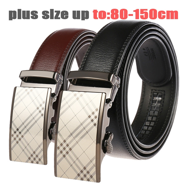 Design Men's Fashion Belt Automatic Buckle Genuine Leather Brand Belt ...