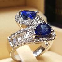 Sterling, Silver Jewelry, DIAMOND, wedding ring