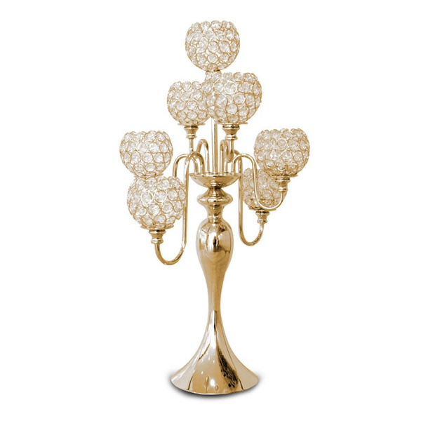 Dinner Party And Formal Event Centerpiece Wedding Classic Elegant Design Klikel Gold Candelabra Classic 18 Inch 5 Candle Gold Mirrored Finish Dinner Party And Formal Event Centerpiece Wedding Classic Elegant Design Klikel Gold Candelabra Classic 18 Inch 5 Candle Gold Mirrored Finish