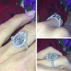 Fashion, wedding ring, Silver Ring, Bride