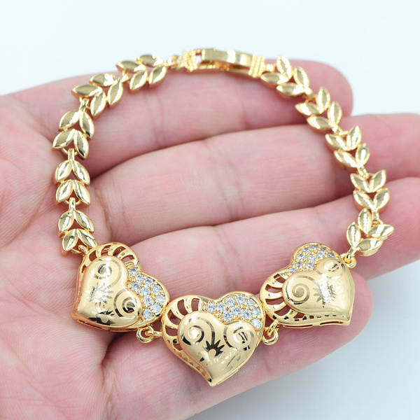 thumbnail image 2 of 9ct Yellow Gold & Clear Crystal CZ Heart Charm - Jewellerybox Love Charm 2 of 5