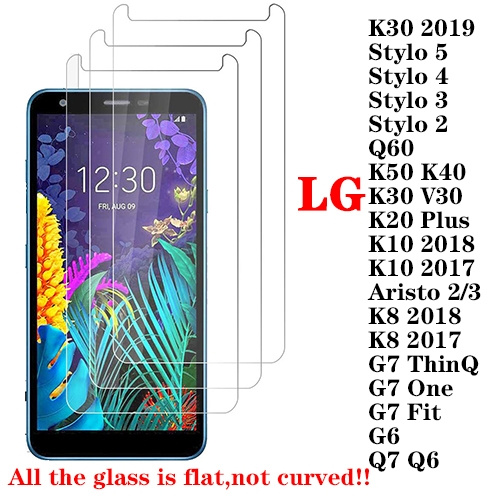 For LG K30/ K20 Plus Full Fit/Cover 9H Clear Tempered Glass Screen Protector 