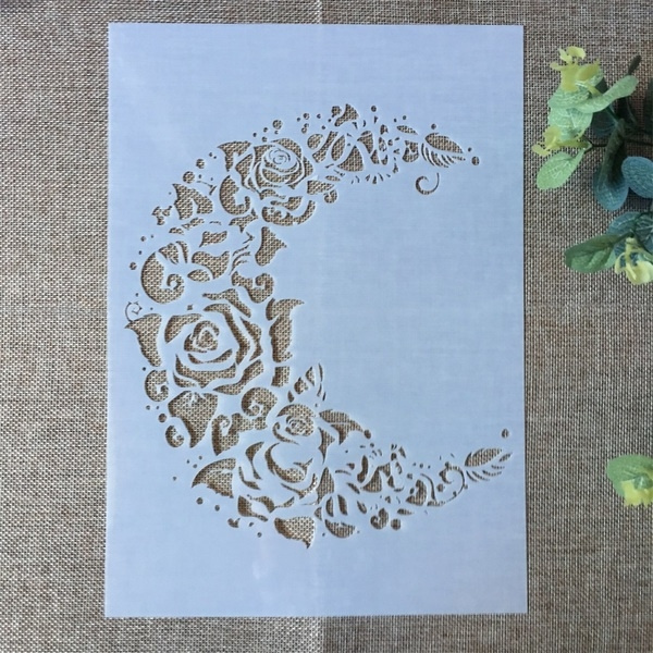 A4 A3 A2 Size DIY Craft Mandala Stencils for Painting on Wood,Fabric,Walls  Art Scrapbooking Stamping Album Embossing Paper Cards