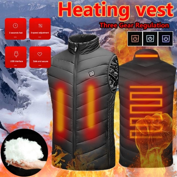 USB Heated Vest Men and Women Coat 