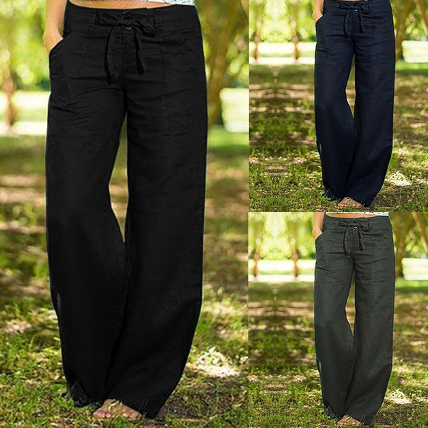 wide leg trousers for larger ladies