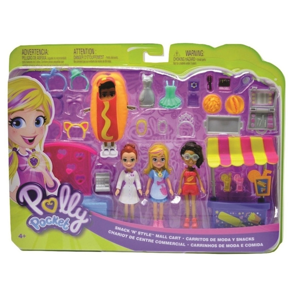 Conjunto Bonecas e Cenário - Polly Pocket - Máquina de Moda Doce - Mattel