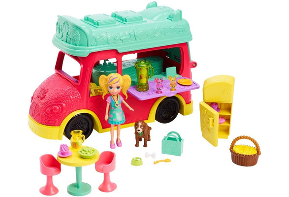 Polly Pocket Food Truck 2 Em 1 Gdm20 Mattel - Colorido