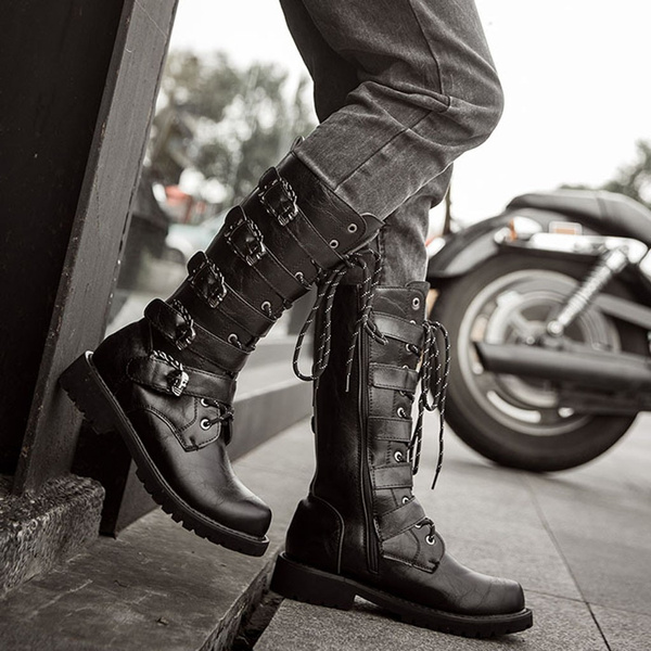 combat boots for motorcycle